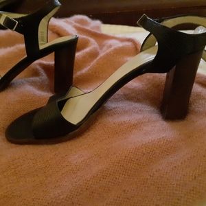 JCrew high heeled sandal size 10 black